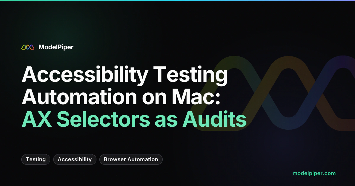 PiperTest showing a test failure caused by a missing accessible name on a button, revealing both a broken test and an accessibility violation simultaneously