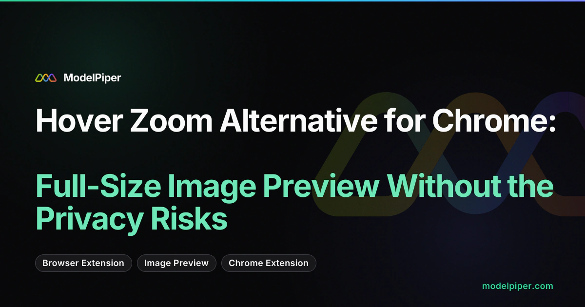 Screencast of MediaPiper hovering over image thumbnails and showing full-size previews with zoom and video controls
