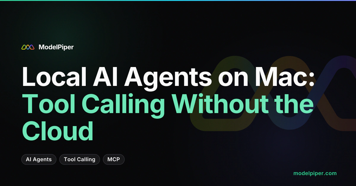 Screencast showing an AI agent calling multiple MCP tools in sequence on a Mac - scrape, summarize, and speak