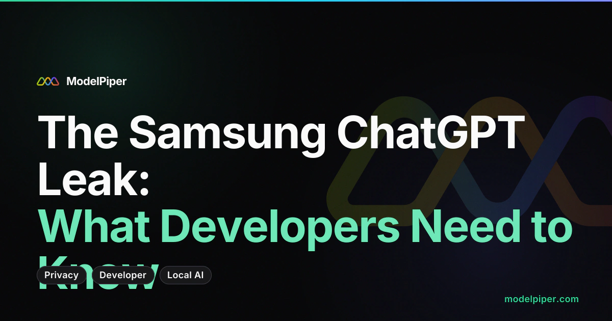 Samsung ChatGPT code leak - what happens when developers paste code into cloud AI