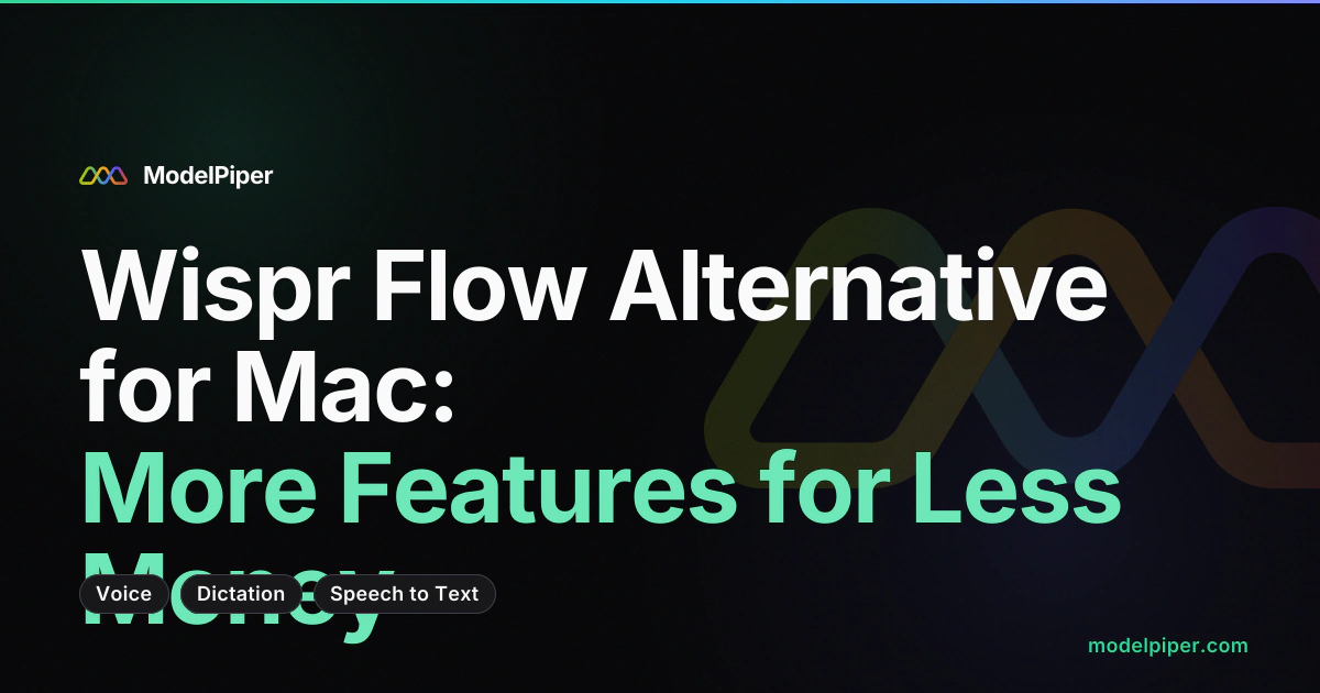 ToolPiper voice dictation and voice AI commands running on macOS - no cloud required